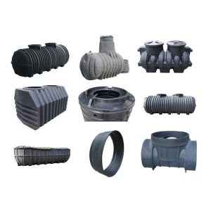 מיכל מים תת-קרקעי יצוק בסיבוב